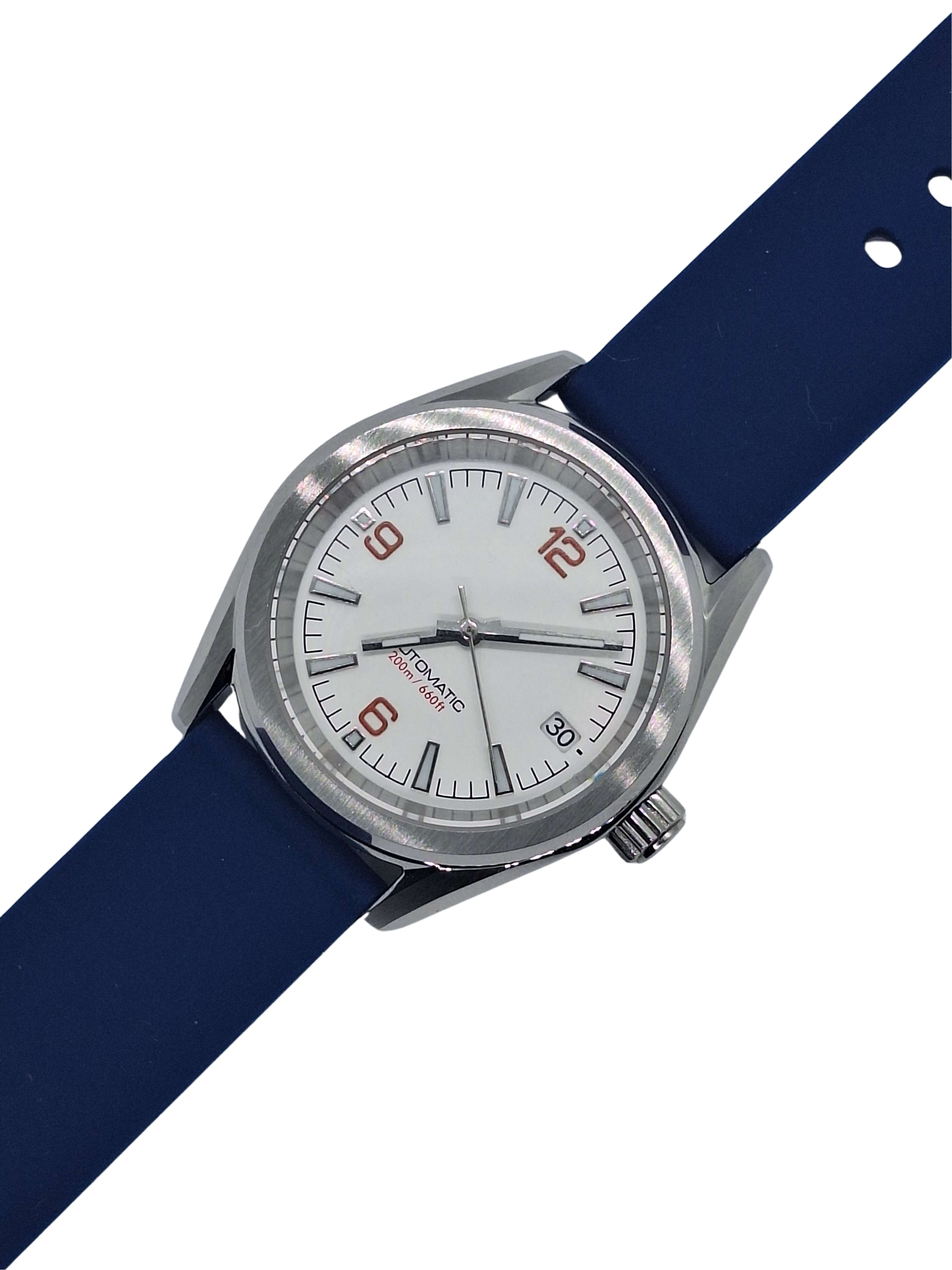 Bracelet en caoutchouc bleu