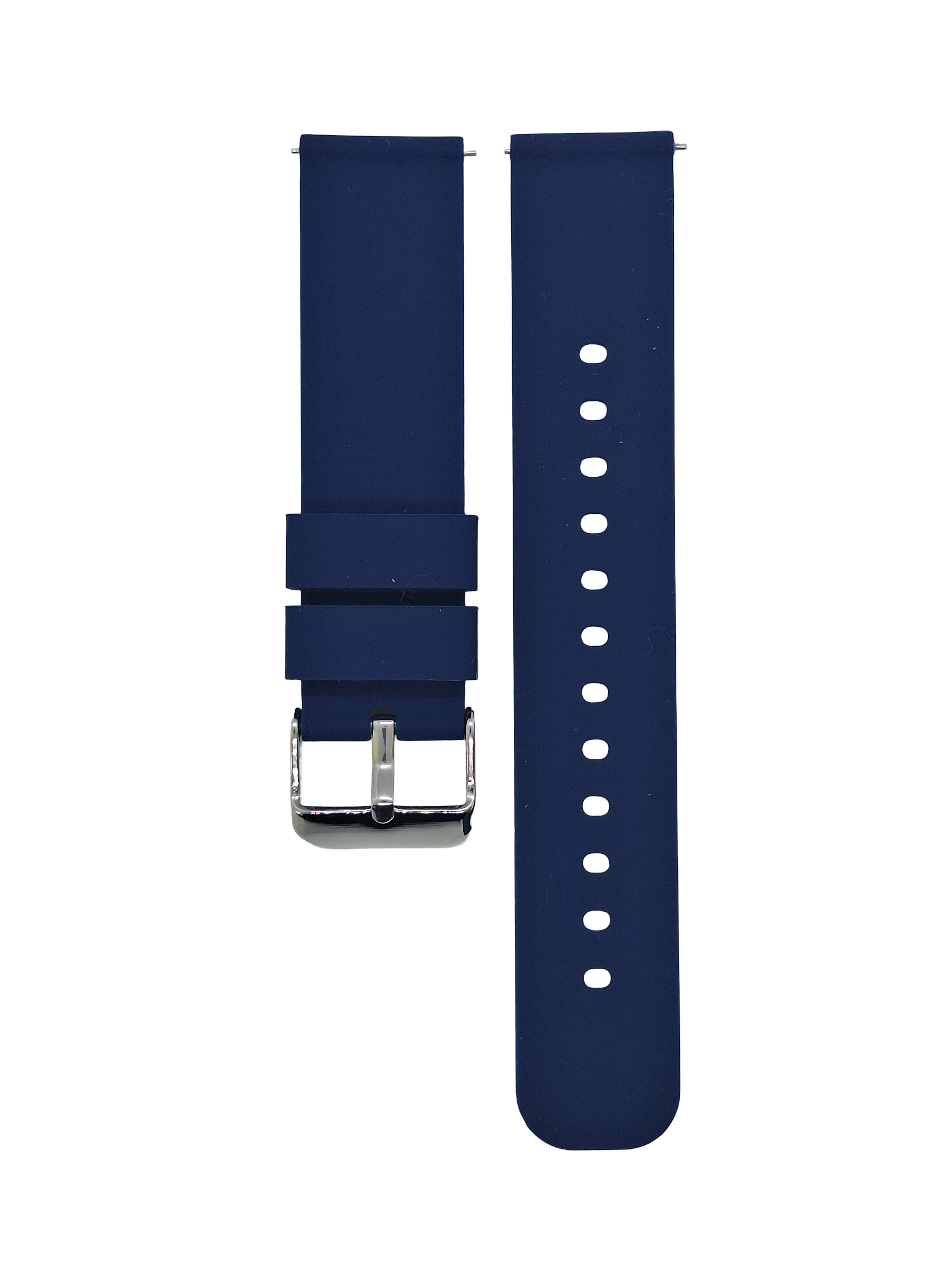 Bracelet en caoutchouc bleu