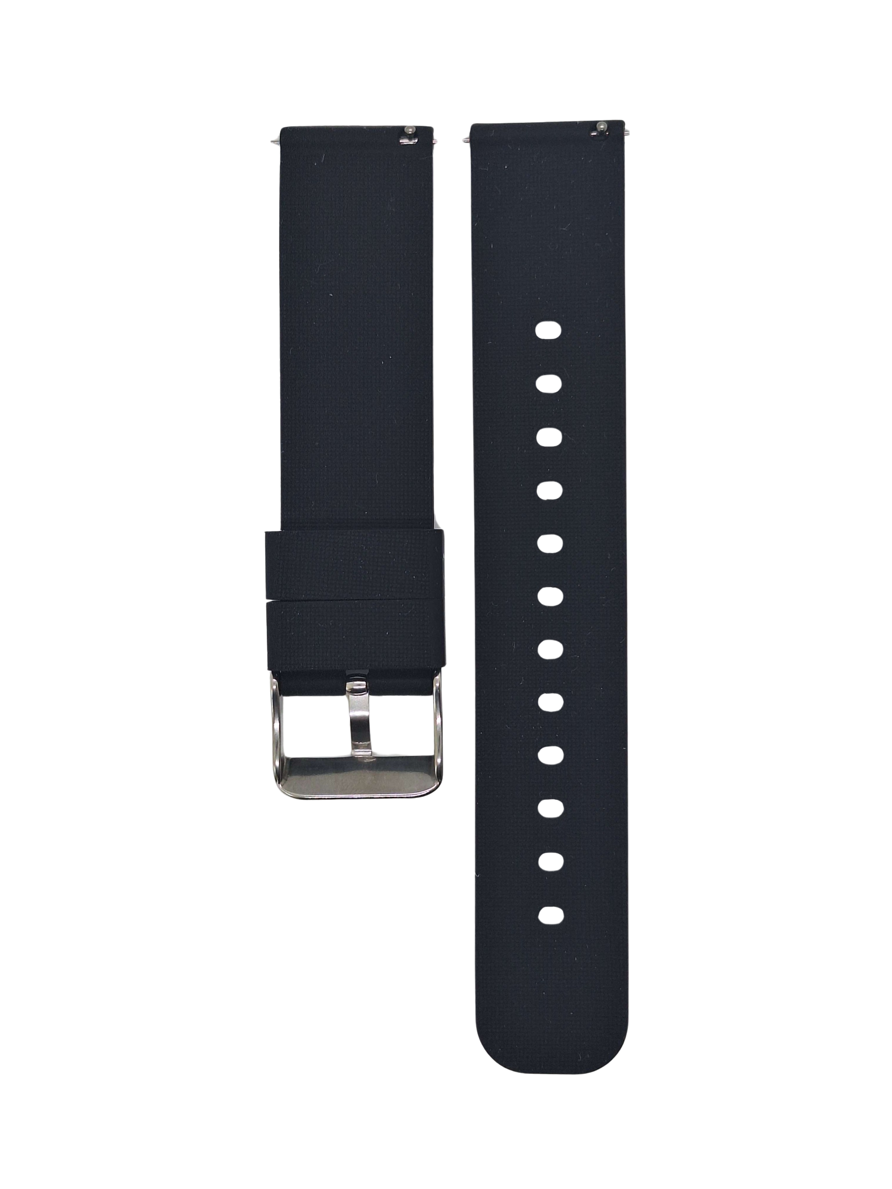Bracelet en caoutchouc noir